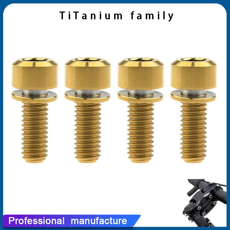 Titanium M6 16 18 20 35mm Allen Hex Bolts with Washers Screw Pack for 4