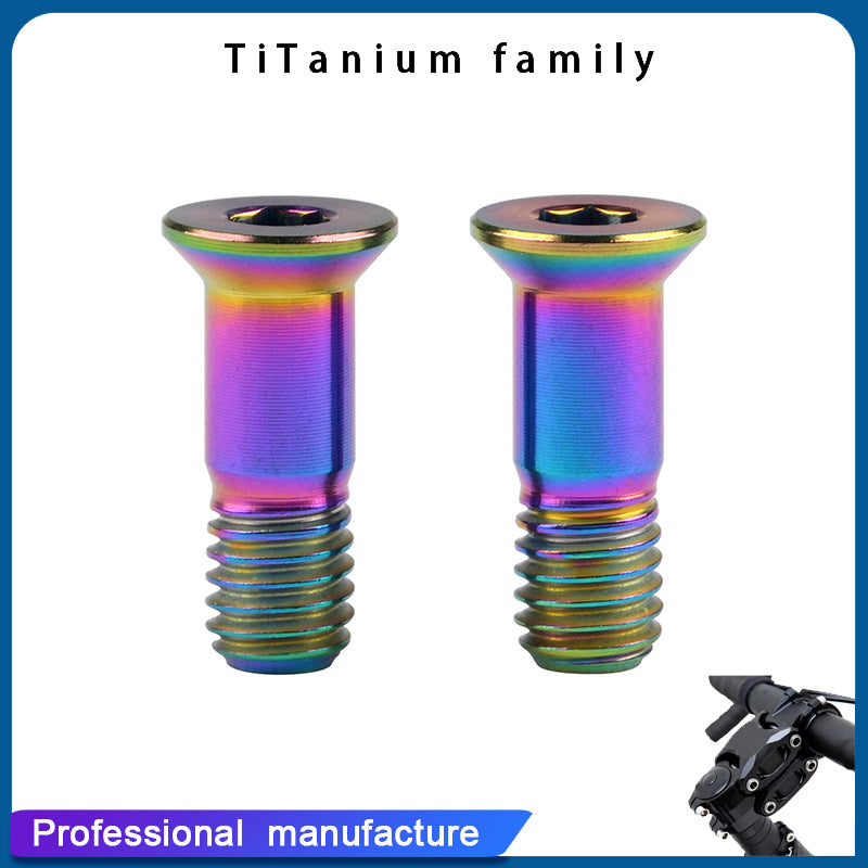 Titanium Ti Rear Derailleur Jockey M5x14.5mm Wheel Bolt Pack of 2