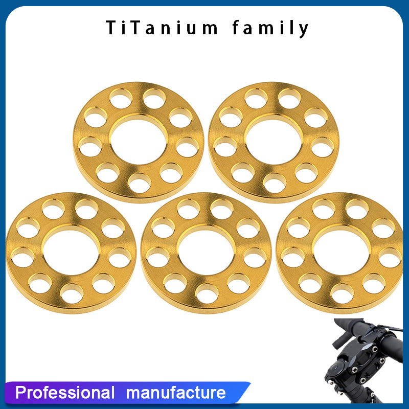 Titanium Washer M8 Spacer Washer for Motorcycle Car Decorative Pack of 10