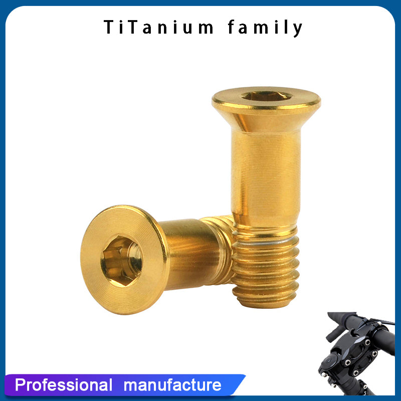 Titanium Ti Rear Derailleur Jockey M5x14.5mm Wheel Bolt Pack of 2