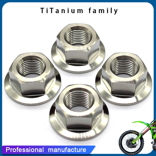 Titanium DIN6923 M5 M6 M8 M10 M12 M14 M16 Hex Flange Nuts Pack of 6