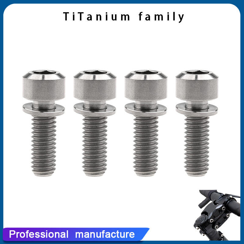 Titanium M6 16 18 20 35mm Allen Hex Bolts with Washers Screw Pack for 4