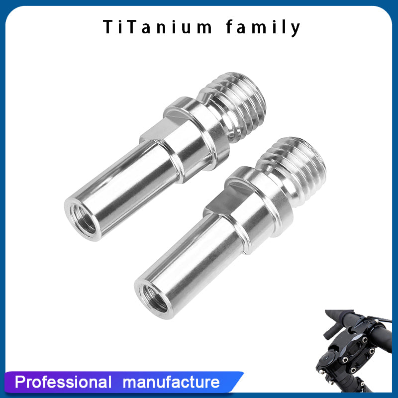 1 Pair Bicycle Titanium Ti Brake Post V-Brake Bosses M10 x 1.25mm Cycling Bolts Bicycle Screws