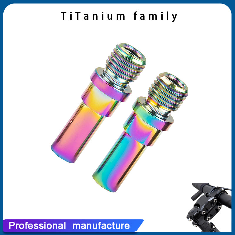 1 Pair Bicycle Titanium Ti Brake Post V-Brake Bosses M10 x 1.25mm Cycling Bolts Bicycle Screws