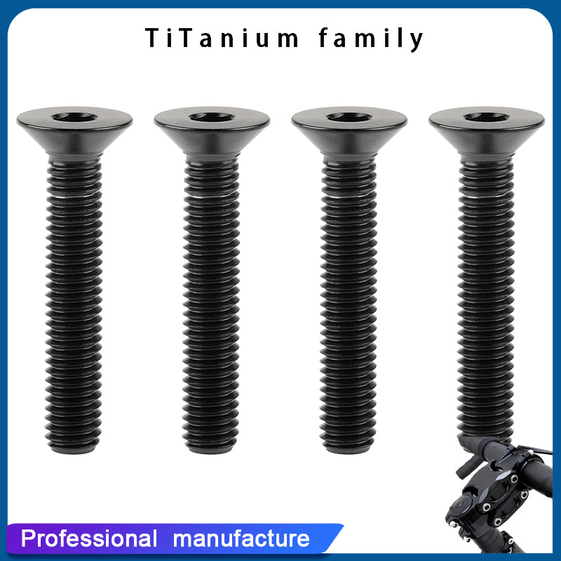 Ti M6x35mm Countersunk Flat Head Hex Socket Cap Screw Bolt pack of 4